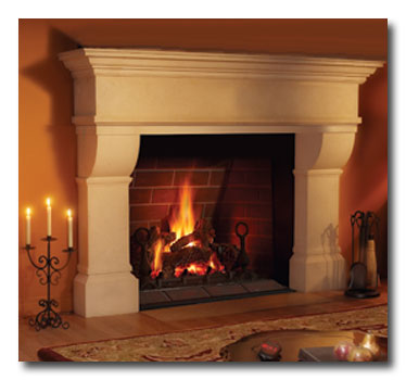 Fireplace with Fire